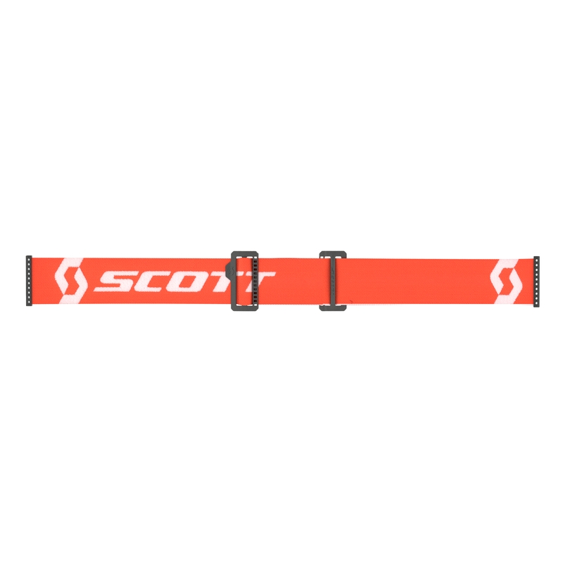 Γυαλιά motocross SCOTT Primal Clear πορτοκαλί και λευκό με διαφανές plexi