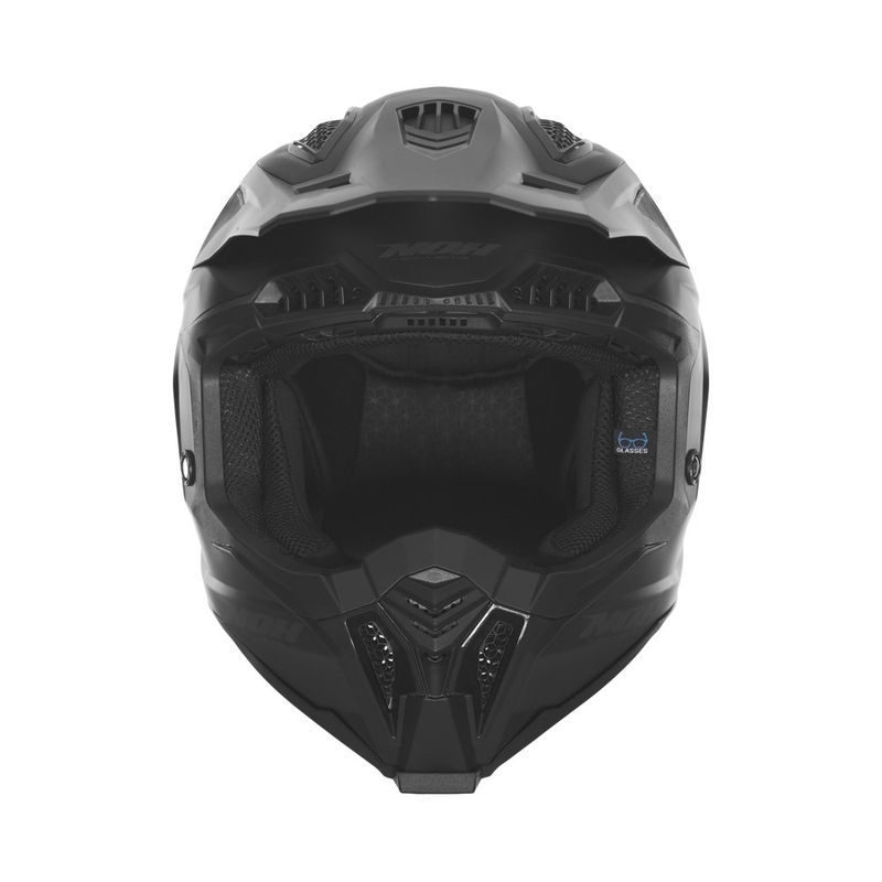 Κράνος Motocross NOX N634 μαύρο ματ