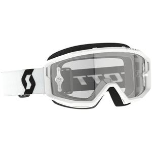 Γυαλιά motocross SCOTT Primal Clear λευκό με διαφανές plexi