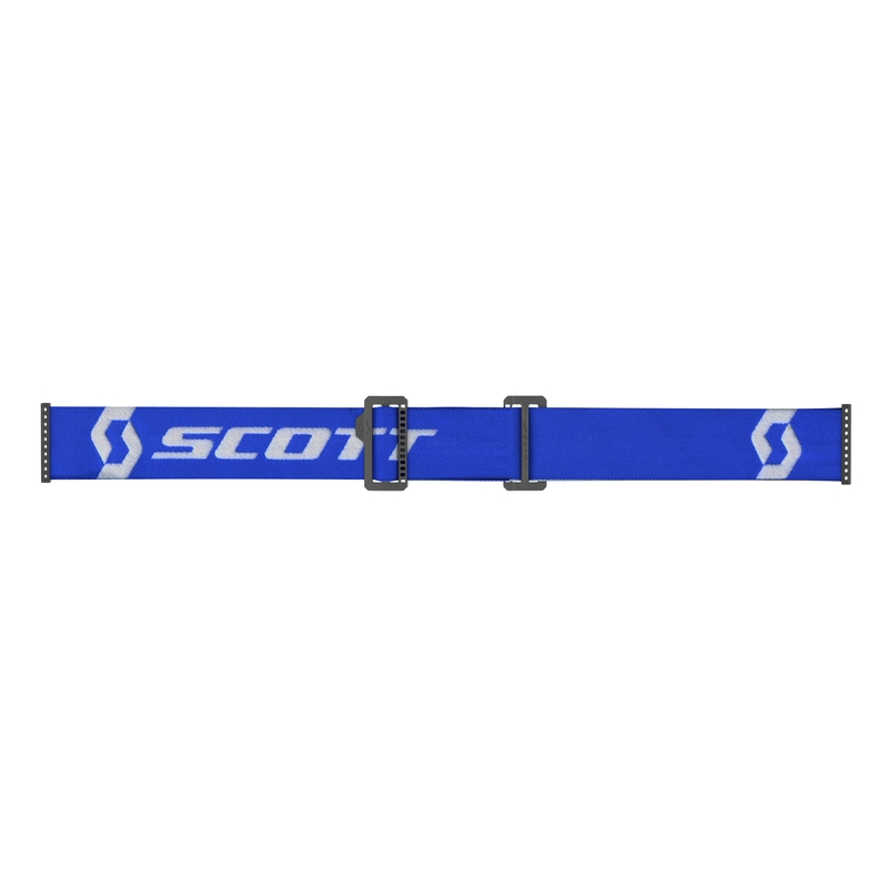 Γυαλιά Motocross SCOTT Primal CH μπλε και λευκό με χρώμιο μπλε plexi