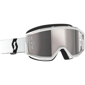 Γυαλιά Motocross SCOTT Primal CH λευκό με χρώμιο ασημί plexi