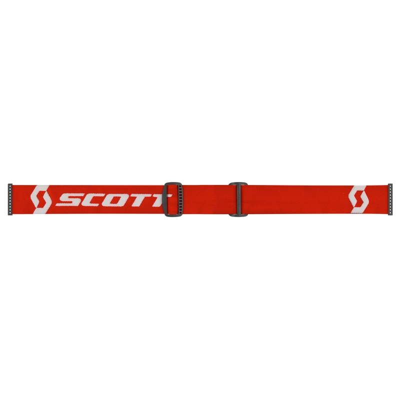Γυαλιά motocross SCOTT Primal CH κόκκινο και λευκό με χρώμιο πορτοκαλί plexi