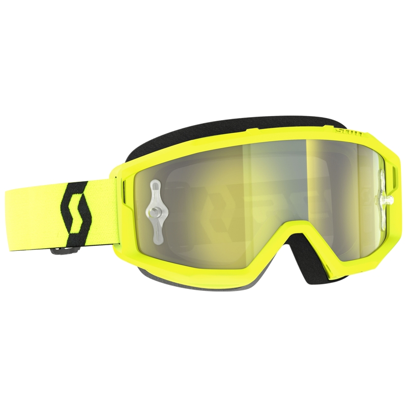 Γυαλιά motocross SCOTT Primal CH κίτρινο-μαύρο με κίτρινο χρώμιο plexi