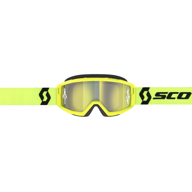 Γυαλιά motocross SCOTT Primal CH κίτρινο-μαύρο με κίτρινο χρώμιο plexi