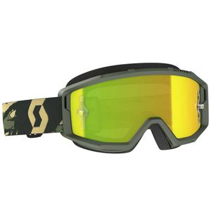 Γυαλιά Motocross SCOTT Primal CH camo χακί με χρωμιωμένο κίτρινο plexi