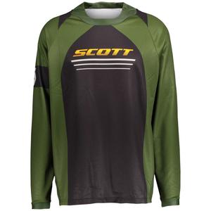Motocross φανέλα SCOTT 350 X-PLORE μαύρο-πράσινο