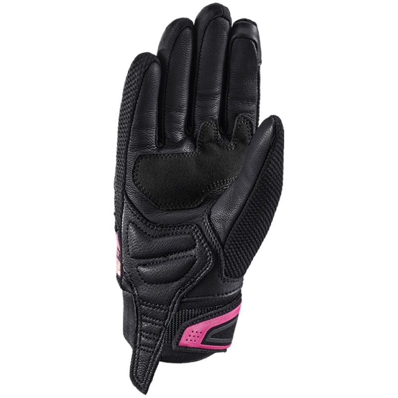 Γυναικεία γάντια μοτοσικλέτας IXON Mig 2 Airflow Μαύρο και ροζ