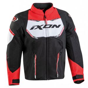 Παιδικό μπουφάν μοτοσικλέτας IXON Striker Air μαύρο-κόκκινο-λευκό