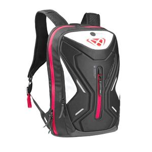 IXON R-Laser 25 L Μαύρο-λευκό-κόκκινο σακίδιο μοτοσικλέτας