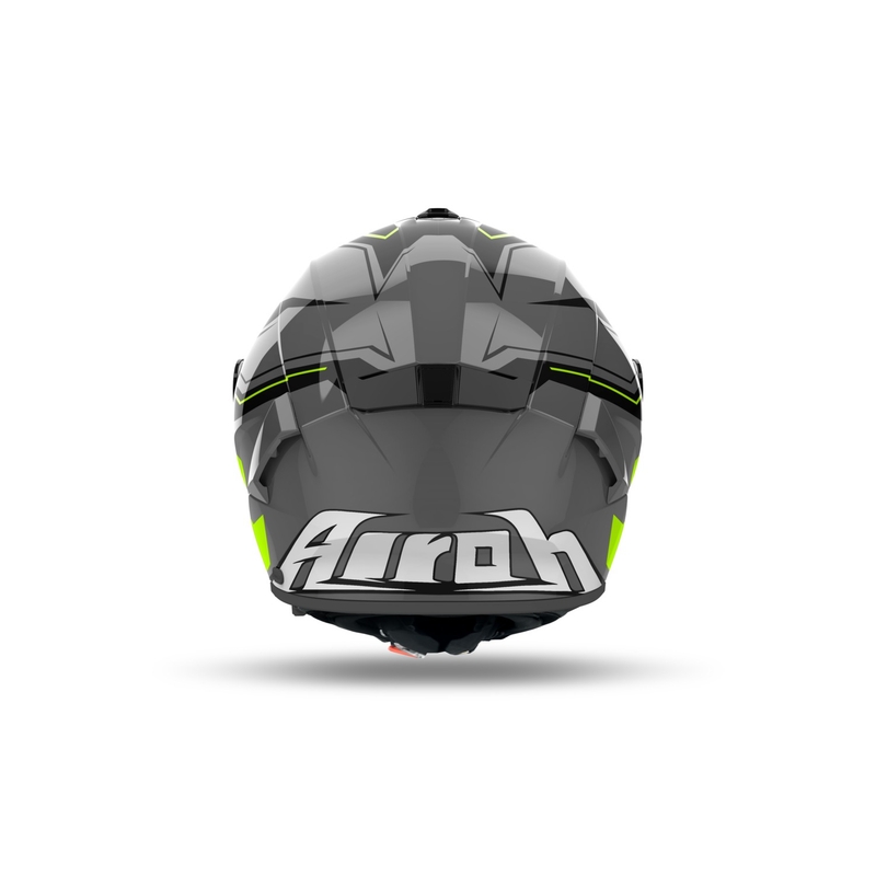 Ενσωματωμένο κράνος μοτοσικλέτας Airoh SPARK 2 Dart γυαλιστερό κίτρινο