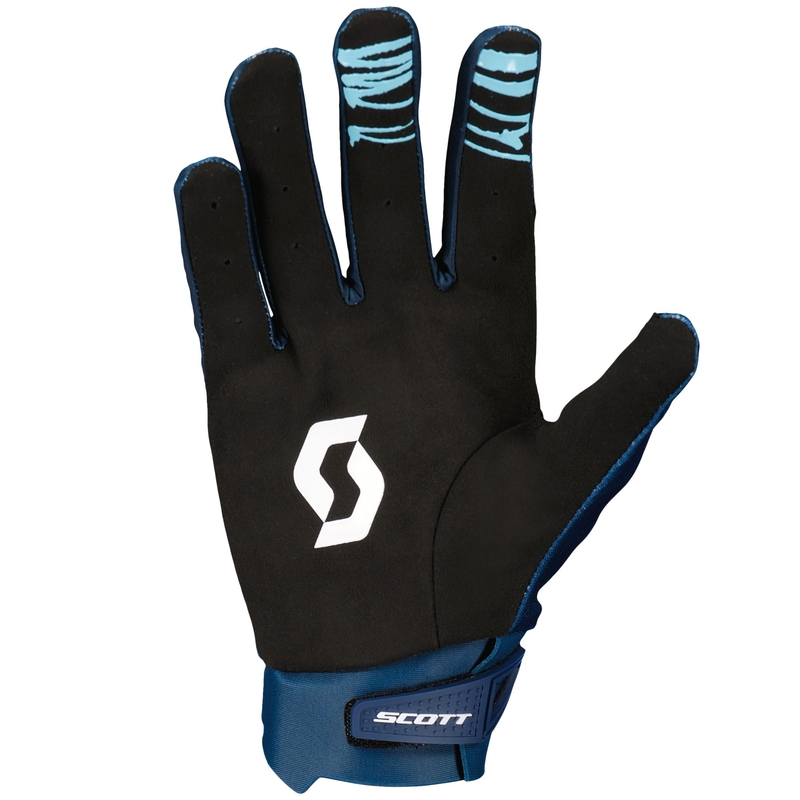 Γάντια Motocross SCOTT EVO DIRT μπλε-κόκκινα