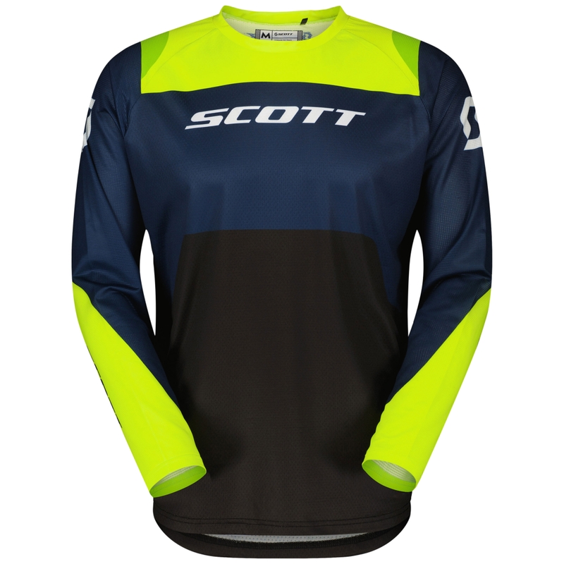 Φανέλα Motocross SCOTT EVO Race μοβ-κίτρινο φλούο προσφορά