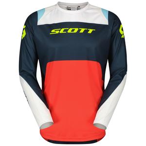 Motocross φανέλα SCOTT EVO Race μπλε-κόκκινη