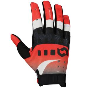 Γάντια Motocross SCOTT Podium PRO κόκκινο-μαύρο