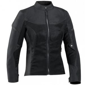 IXON Fresh Lady C-sizing Μαύρο μπουφάν μοτοσικλέτας για γυναίκες