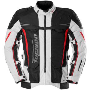 Furygan Montroc Kevlar® Primaloft® 3IN1+ μαύρο-μπεζ-κόκκινο μπουφάν μοτοσικλέτας