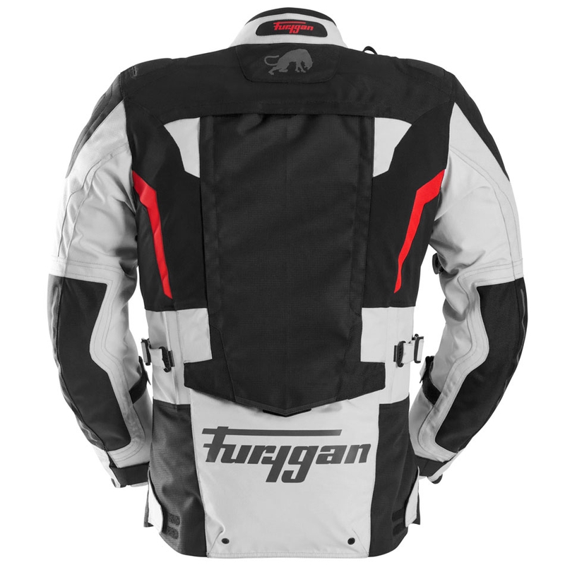 Furygan Montroc Kevlar® Primaloft® 3IN1+ μαύρο-μπεζ-κόκκινο μπουφάν μοτοσικλέτας