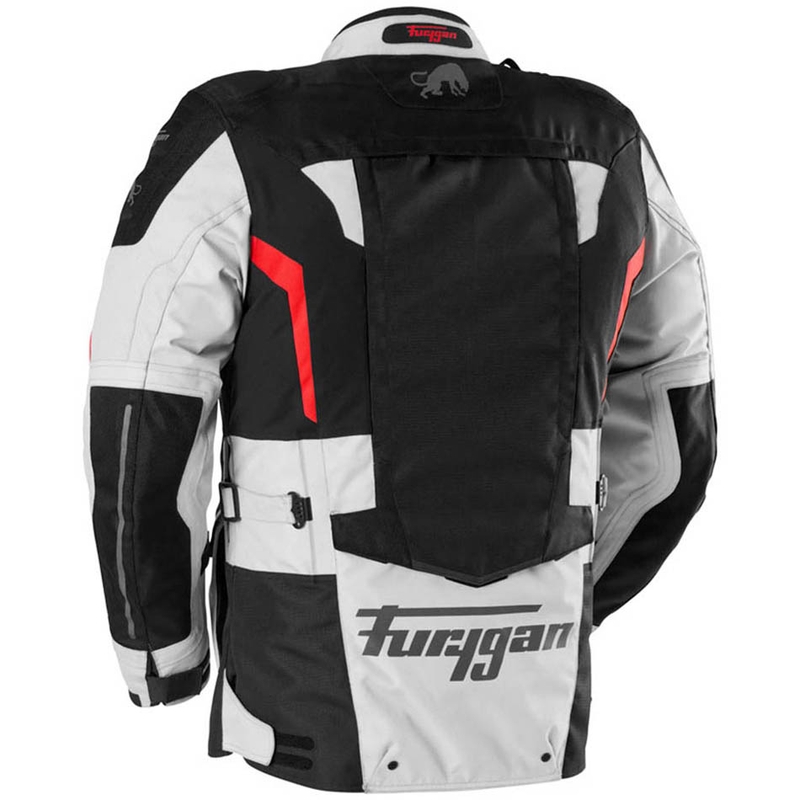 Furygan Montroc Kevlar® Primaloft® 3IN1+ μαύρο-μπεζ-κόκκινο μπουφάν μοτοσικλέτας