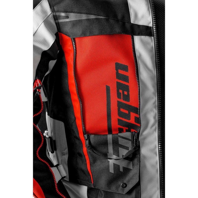 Furygan Montroc Kevlar® Primaloft® 3IN1+ μαύρο-μπεζ-κόκκινο μπουφάν μοτοσικλέτας
