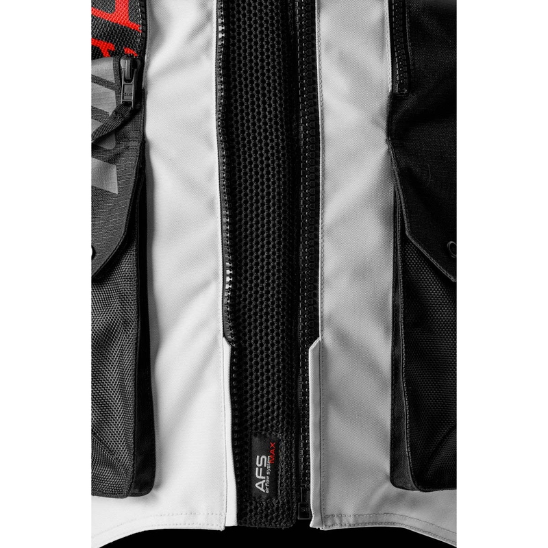 Furygan Montroc Kevlar® Primaloft® 3IN1+ μαύρο-μπεζ-κόκκινο μπουφάν μοτοσικλέτας