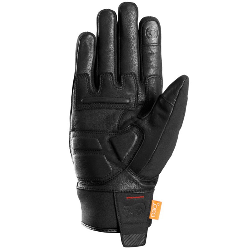 Furygan Jet All Season D3O® Evo Μαύρα και κόκκινα γάντια μοτοσικλέτας