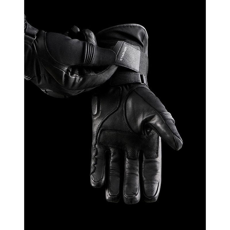 Γάντια μοτοσικλέτας Furygan Starker D3O® PrimaLoft® 37.5® μαύρο και λευκό