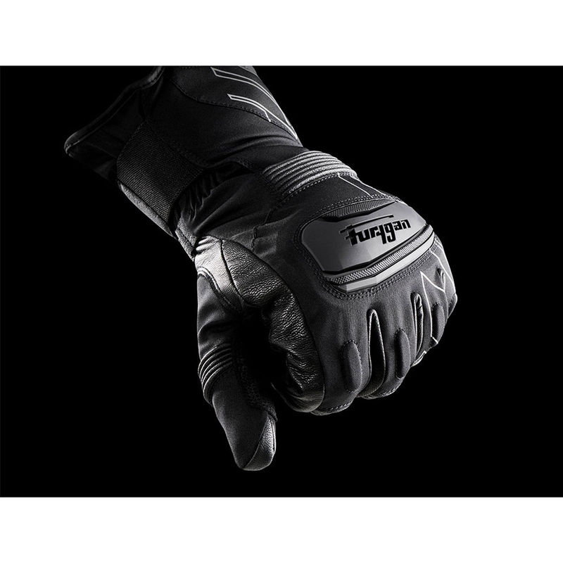 Γάντια μοτοσικλέτας Furygan Starker D3O® PrimaLoft® 37.5® μαύρο και λευκό