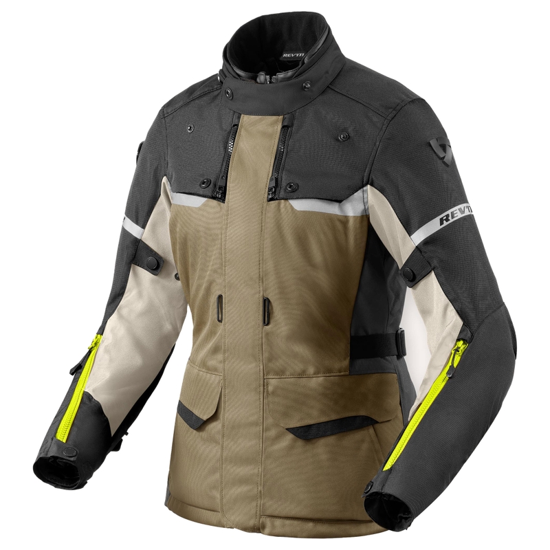 Revit Outback 4 H2O Γυναικείο μπουφάν μοτοσικλέτας Πράσινο-Ανθρακίτης