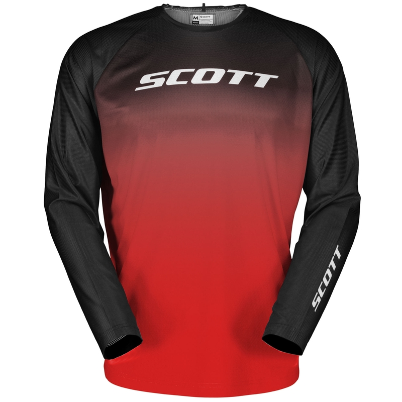 Motocross φανέλα SCOTT EVO Swap μαύρο-κόκκινο προσφορά