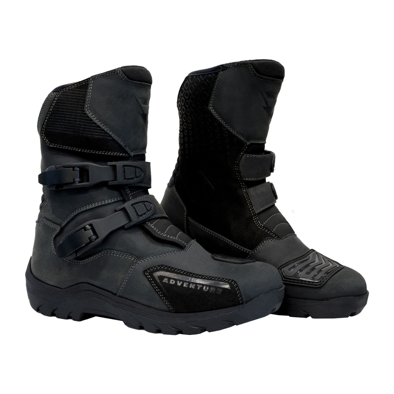 Μπότες μοτοσικλέτας Street Racer Adventure Low WP μαύρο - Grade II - II. ποιότητα