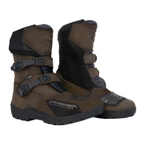 Μπότες μοτοσικλέτας Street Racer Adventure Low WP καφέ - Grade II