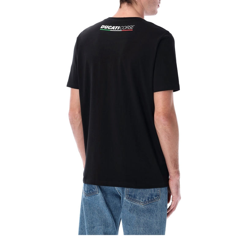 T-shirt Ducati Scratched Texture μαύρο