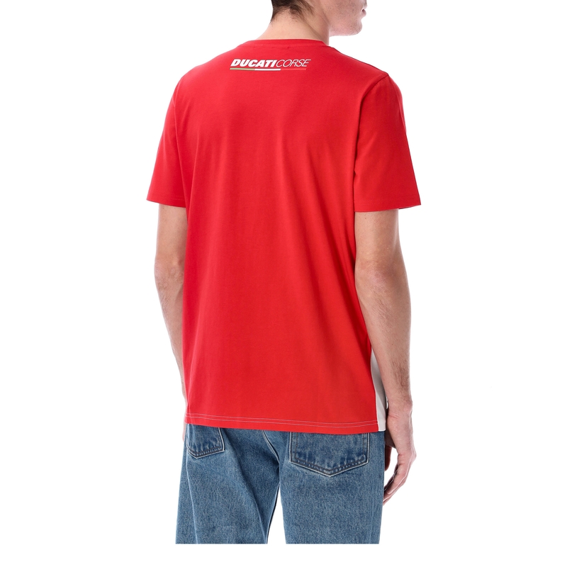 T-shirt Ducati Badge κόκκινο και λευκό