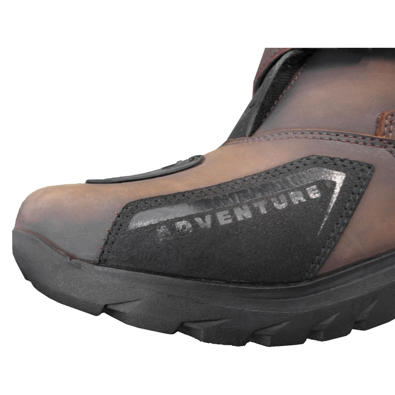 Μπότες μοτοσικλέτας Street Racer Adventure Low WP καφέ - Grade II - II. ποιότητα