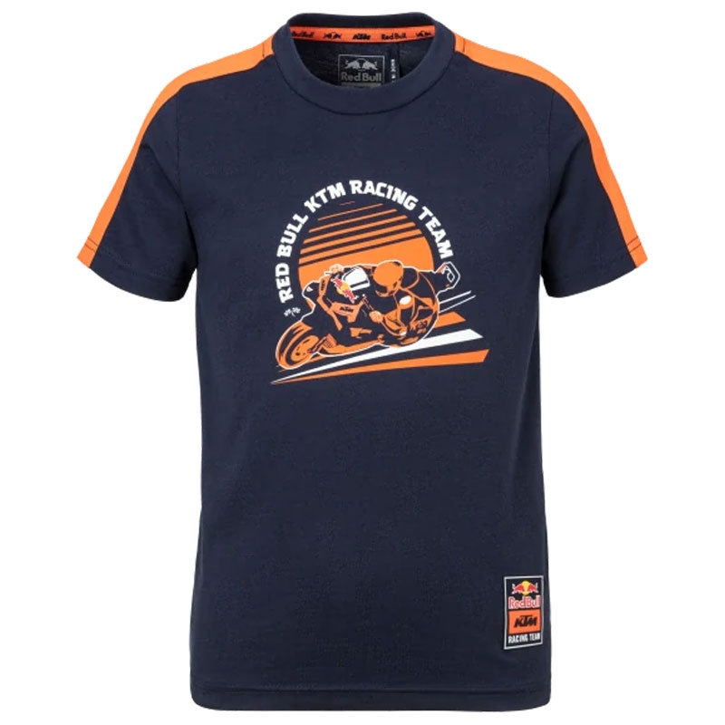 Παιδικό μπλουζάκι KTM Red Bull Racing Grid μπλε-πορτοκαλί