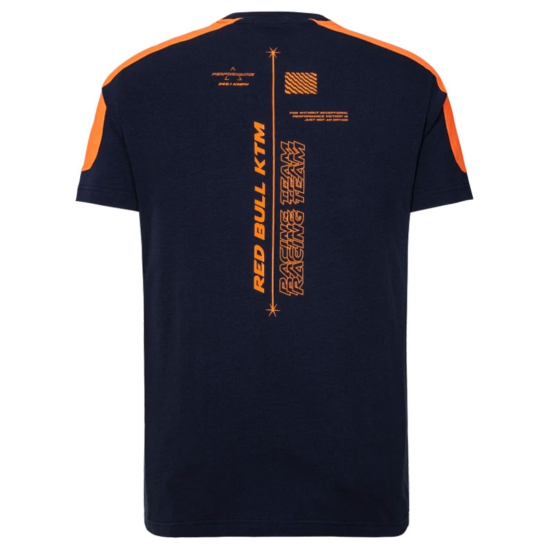 T-shirt KTM Red Bull Racing Grid μπλε-πορτοκαλί