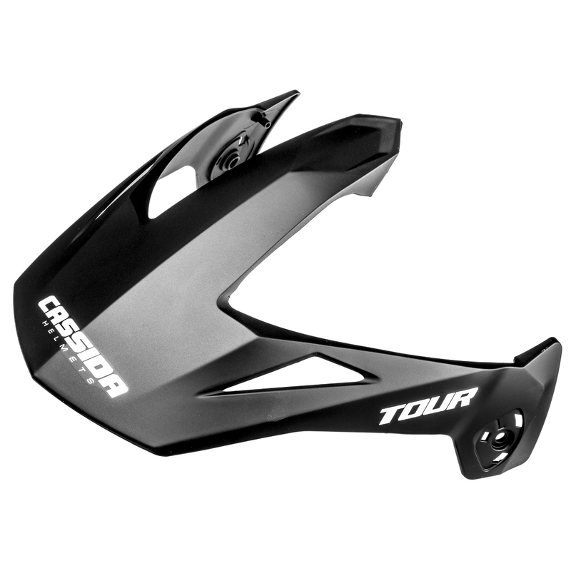 Cassida Tour γείσο κράνους συμβατό με θερμαινόμενο plexi ματ μαύρο