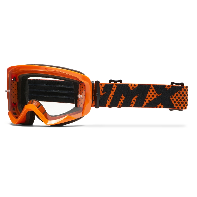 Γυαλιά motocross iMX Endurance Flip πορτοκαλί με διαφανές plexi