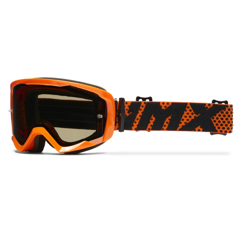 Γυαλιά motocross iMX Endurance Flip πορτοκαλί με διαφανές plexi