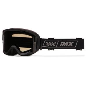 Γυαλιά iMX Endurance Race Motocross μαύρα και γκρι με καπνιστό plexi