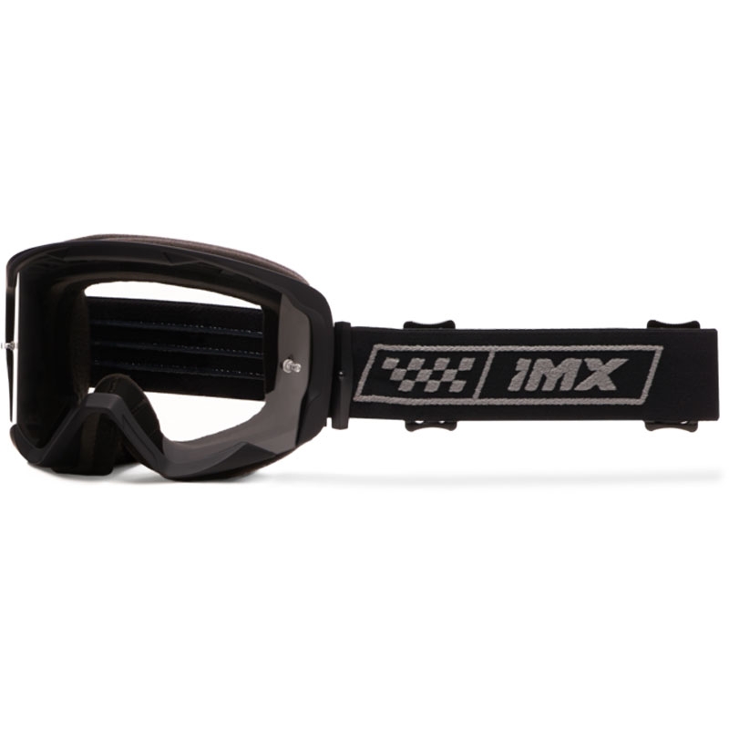 Γυαλιά iMX Endurance Race Motocross μαύρα και γκρι με καπνιστό plexi