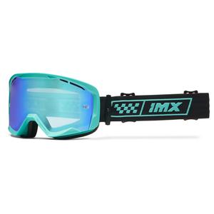Γυαλιά motocross iMX Endurance Race τυρκουάζ-μαύρο με plexi ιριδίου