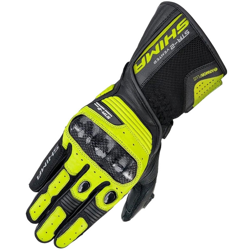 Γάντια μοτοσικλέτας Shima STR-2 Vent fluo κίτρινο