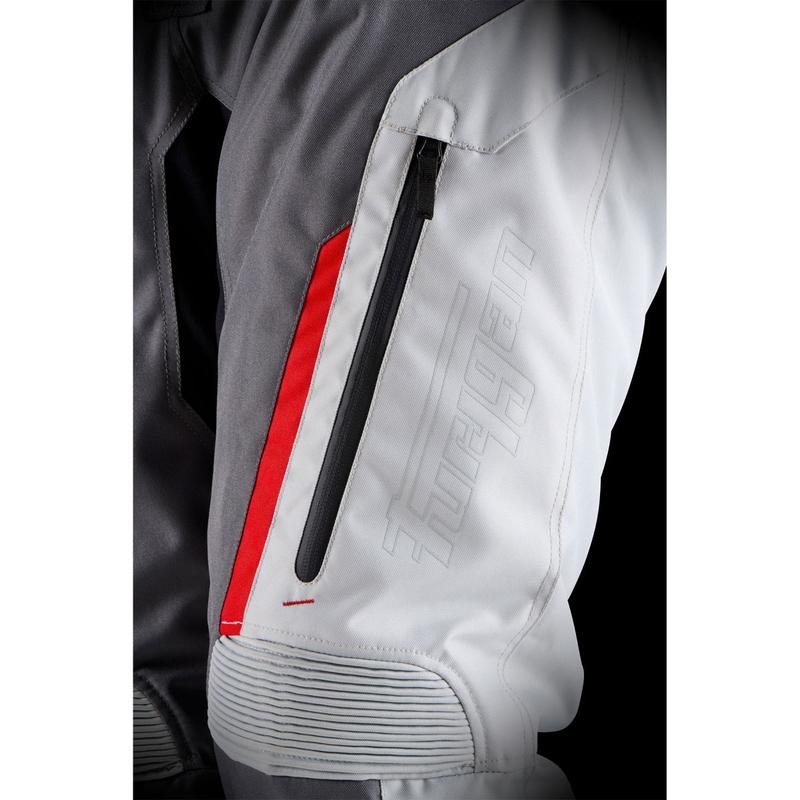 Furygan Killington Lady Γκρι Μπεζ Κόκκινο Παντελόνι Μοτοσικλέτας