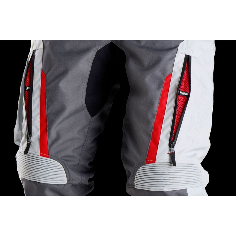 Furygan Killington Lady Γκρι Μπεζ Κόκκινο Παντελόνι Μοτοσικλέτας