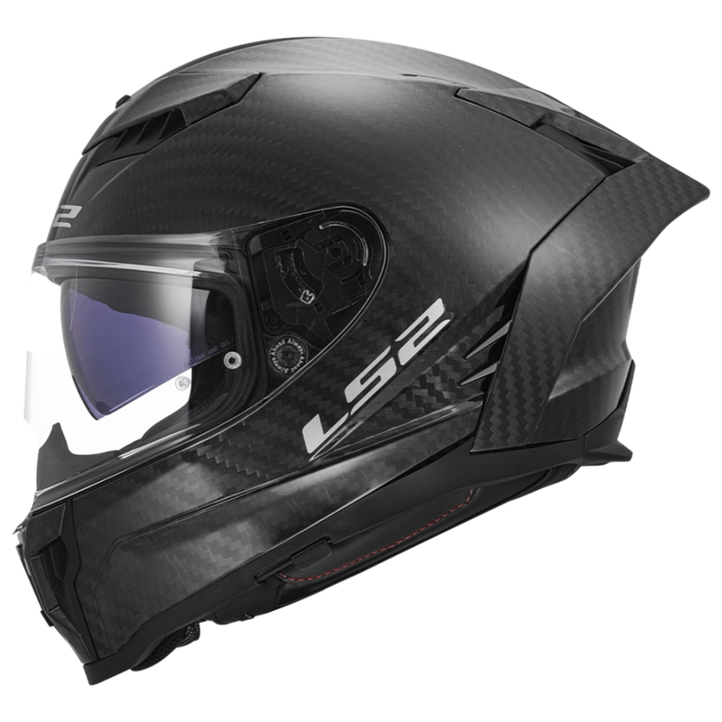 LS2 FF807 Dragon Carbon Integral κράνος μοτοσικλέτας μαύρο ματ