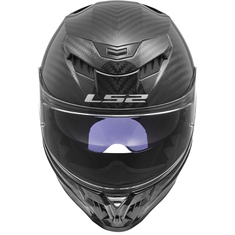 LS2 FF807 Dragon Carbon Integral κράνος μοτοσικλέτας μαύρο ματ