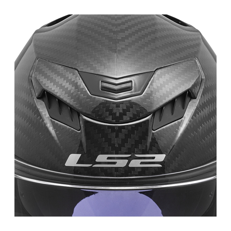 LS2 FF807 Dragon Carbon Integral κράνος μοτοσικλέτας μαύρο ματ