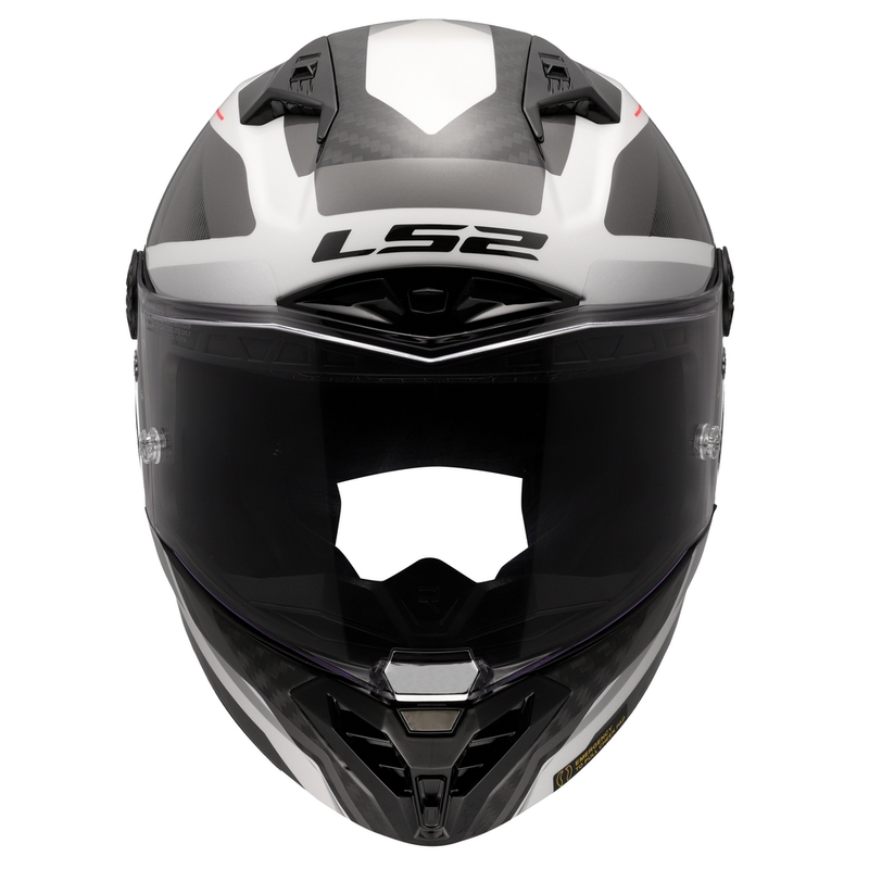 Ενσωματωμένο κράνος μοτοσικλέτας LS2 FF805 Thunder C GP Aero Raute λευκό-γκρι