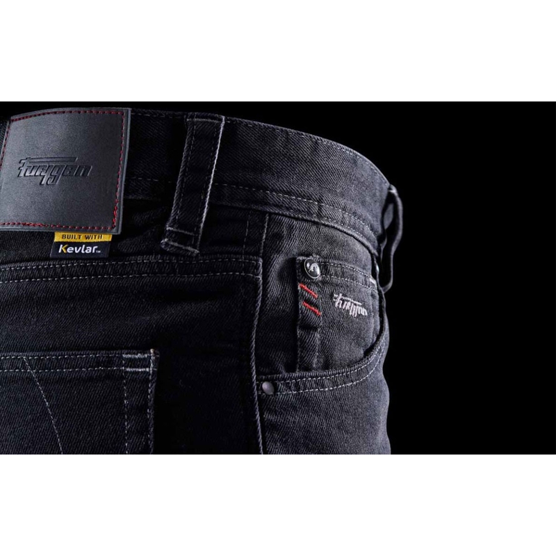 Τζιν μοτοσικλέτας Furygan D12 X Kevlar® Straight, μαύρο